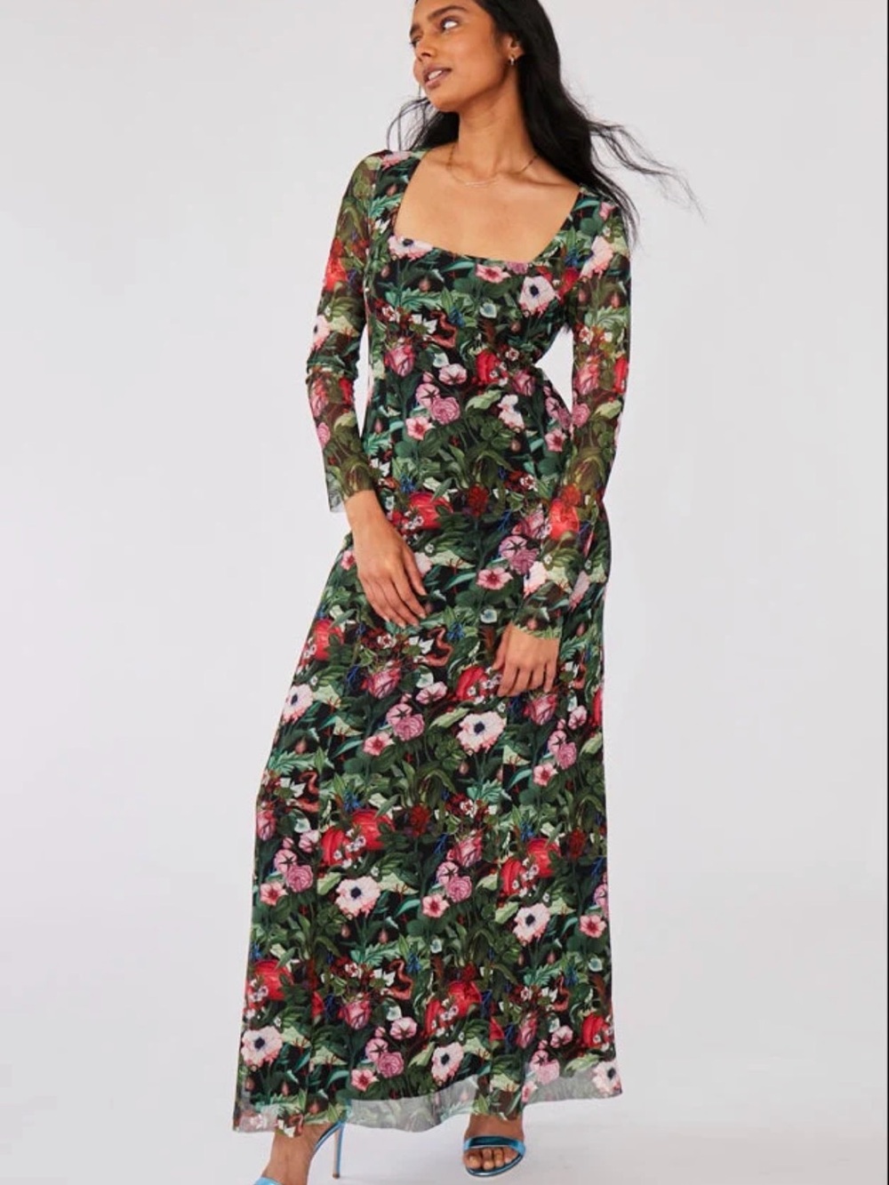 Rachel Antonoff Artie Dress in Organ Garden L - Picture 3 of 4